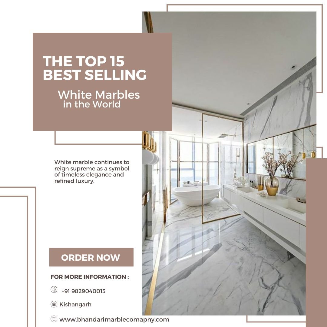 You are currently viewing The Top 15 Best Selling White Marbles in the World