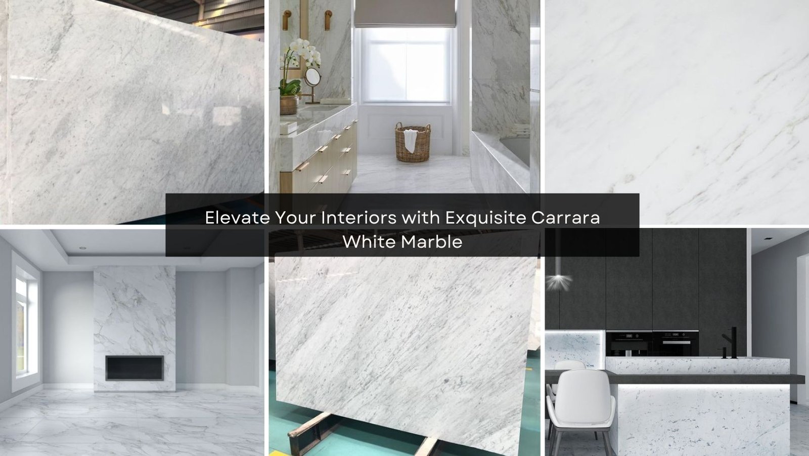 You are currently viewing Elevate Your Interiors with Exquisite Carrara White Marble
