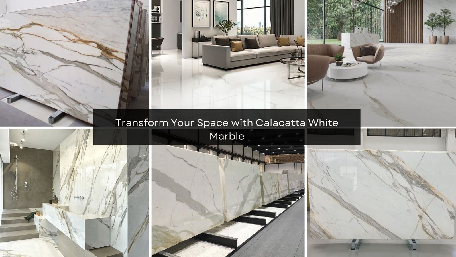 Read more about the article Transform Your Space with Calacatta White Marble